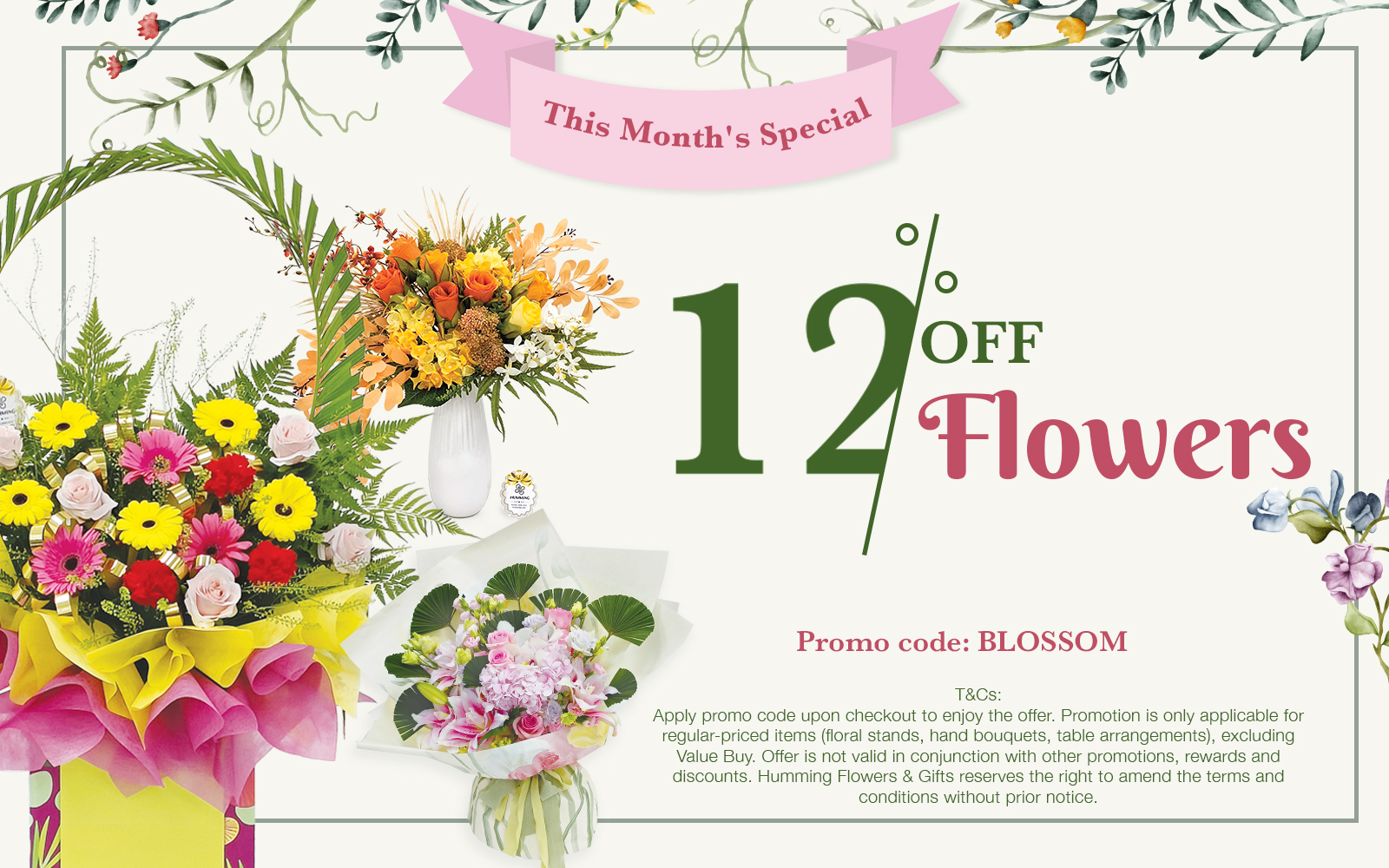 October Flower Promotion