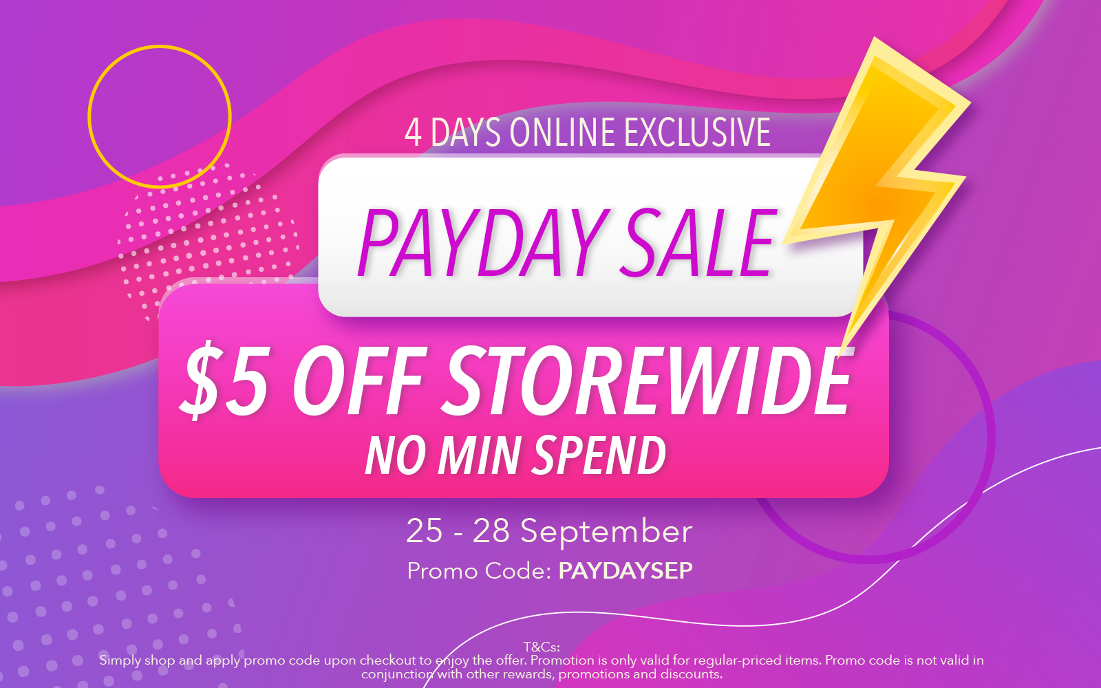 September Payday Sale